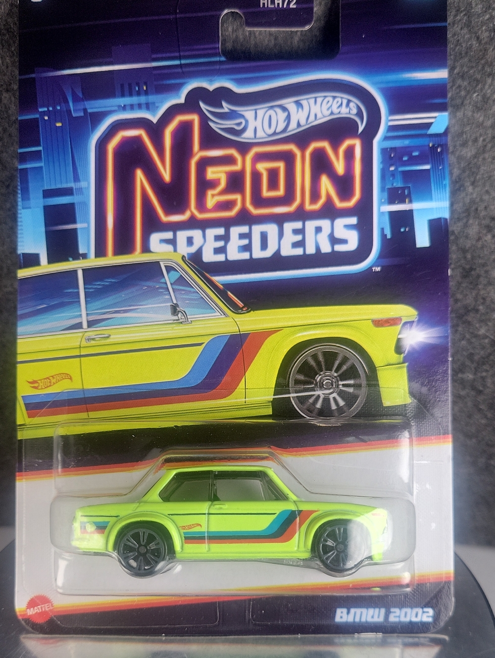 Hot Wheels Neon Speeders BMW 2002 Toy Car - Neon Green